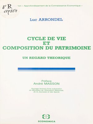 cover image of Cycle de vie et composition du patrimoine
